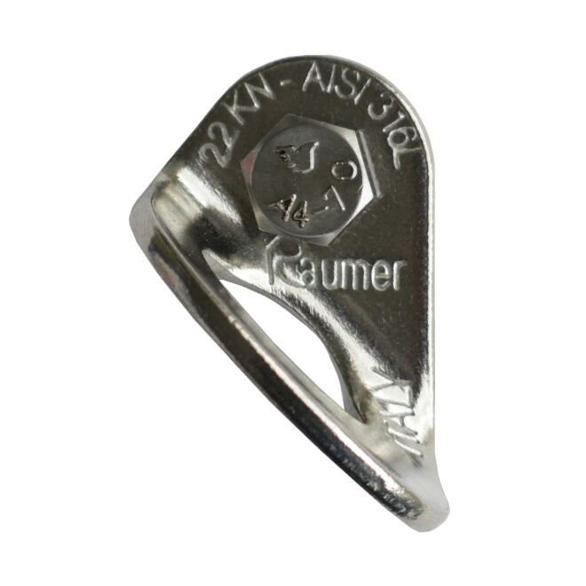 Raumer Placchetta inox Minox Ø 8 mm con vite esagonale da M8x16mm