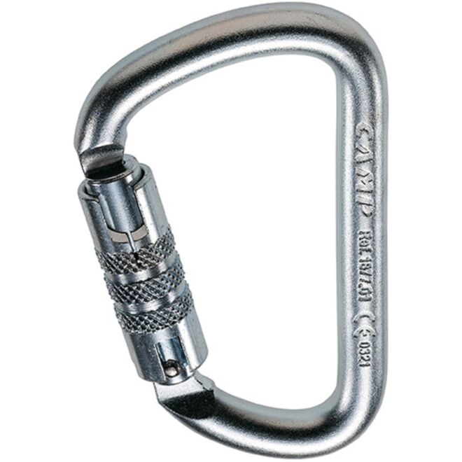 CAMP D Pro 2Lock doppelt beweglicher Karabiner für Arbeiten in der Höhe