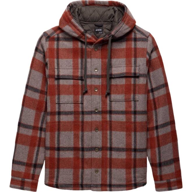 Prana Asgard Hooded Flannel Shirt Herren Langarmshirt