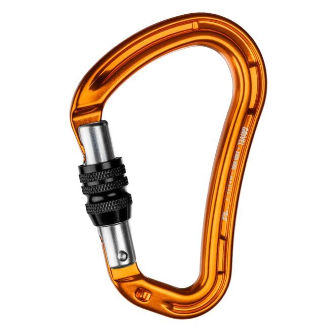 Grivel Wide K18N karabiner mit Schraubverschluss