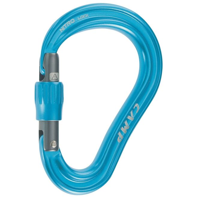 CAMP Nitro Lock climbing carabiner with screw lock