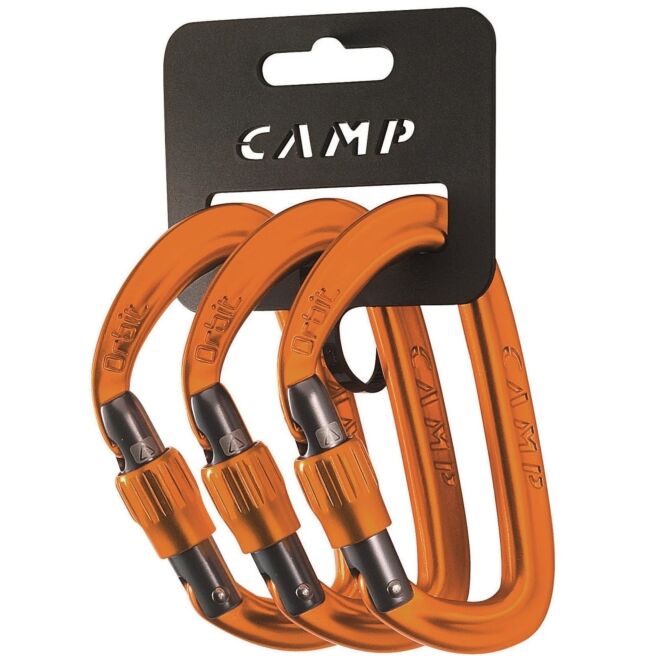 CAMP Orbit Lock 3 Pack karabiner mit Schraubverschluss klettern