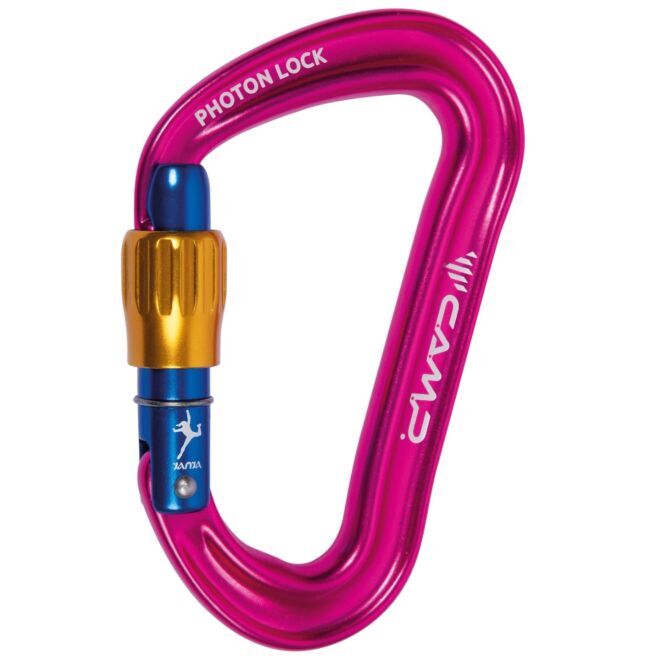 CAMP Set 3 Photon Lock Janja Kletterkarabiner mit Schraubverschluss