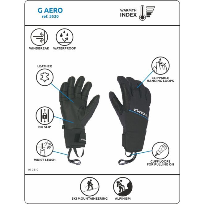 CAMP G Aero handschuhe alpinismus