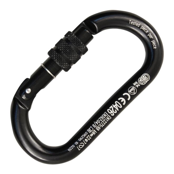 Kong Oval Alu Classic Screw Sleeve ovale speleo karabiner