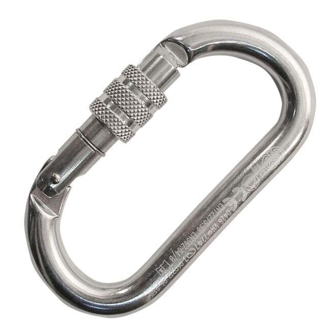 Kong Oval Alu Classic Screw Sleeve ovale speleo karabiner
