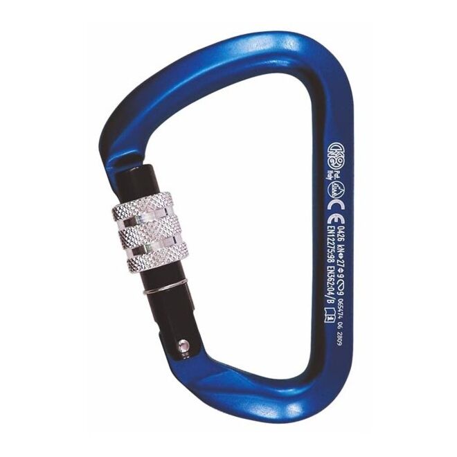 Kong Large Multiuse Kletterkarabiner mit Schraubverschluss
