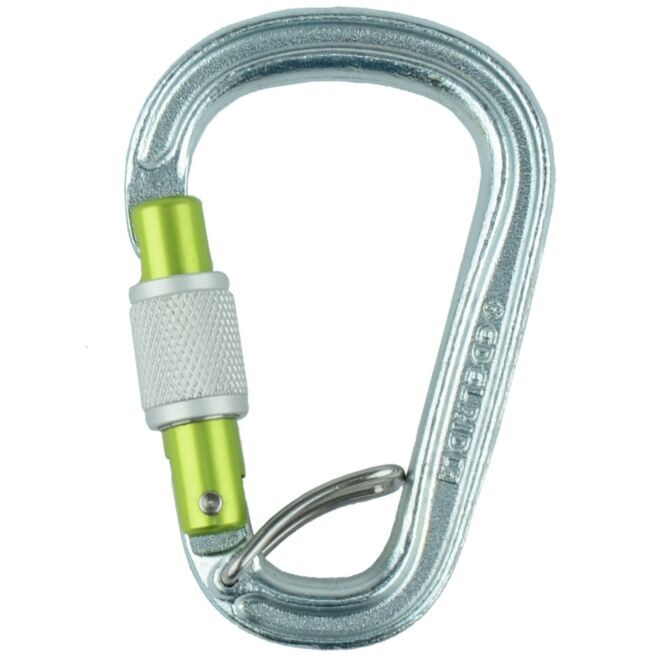 Edelrid HMS Bruce Steel Screw FG II karabiner mit Schraubverschluss klettern
