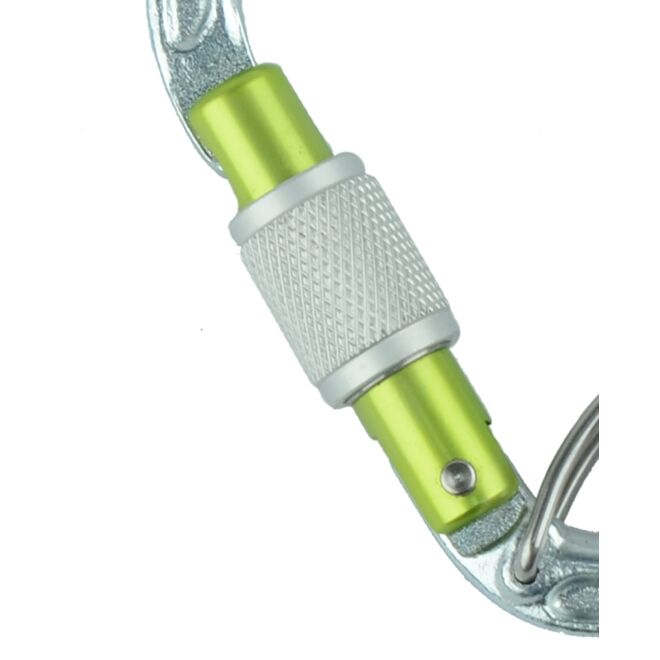 Edelrid HMS Bruce Steel Screw FG II karabiner mit Schraubverschluss klettern
