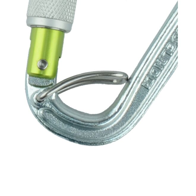 Edelrid HMS Bruce Steel Screw FG II karabiner mit Schraubverschluss klettern
