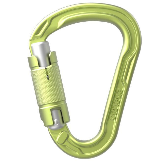 Edelrid HMS Strike Twist automatischer Karabiner mit zwei Bewegungen klettern