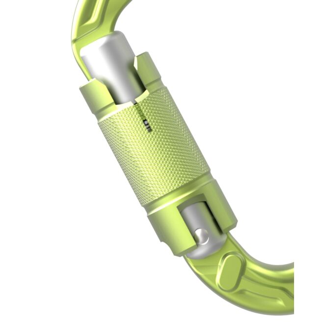 Edelrid HMS Strike Twist automatischer Karabiner mit zwei Bewegungen klettern