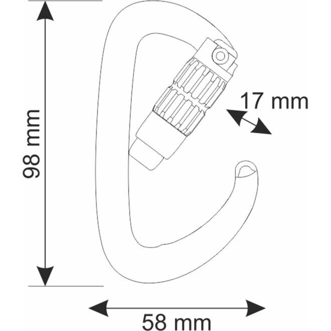 CAMP Orbit 2Lock kletterkarabiner
