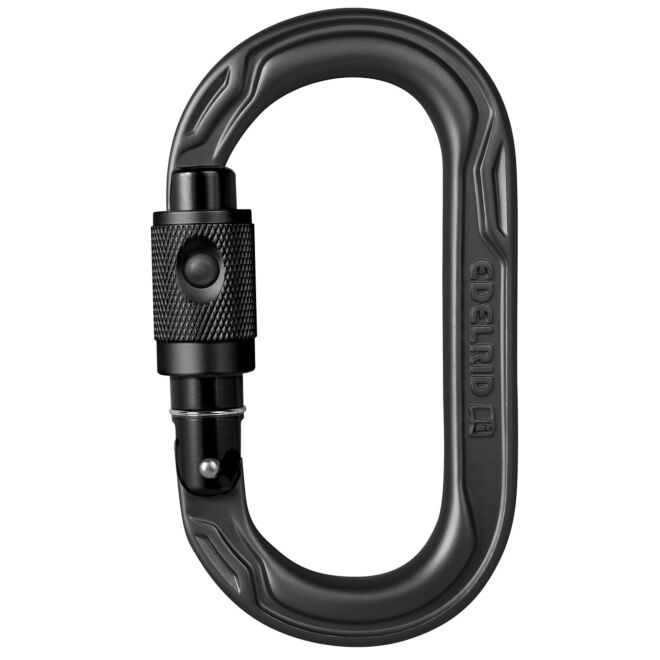 Edelrid Oval Power 2500 Permalock karabiner mit Schraubverschluss klettern