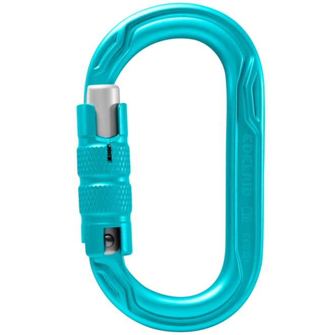 Edelrid Oval Power 2500 Triple II dreifach beweglicher Karabiner zum Klettern