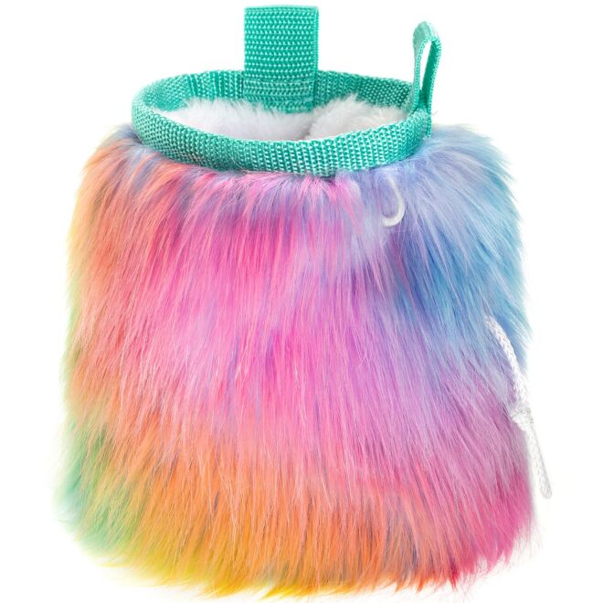 Crafty Climbing Rainbow Furry magnesitbeutel