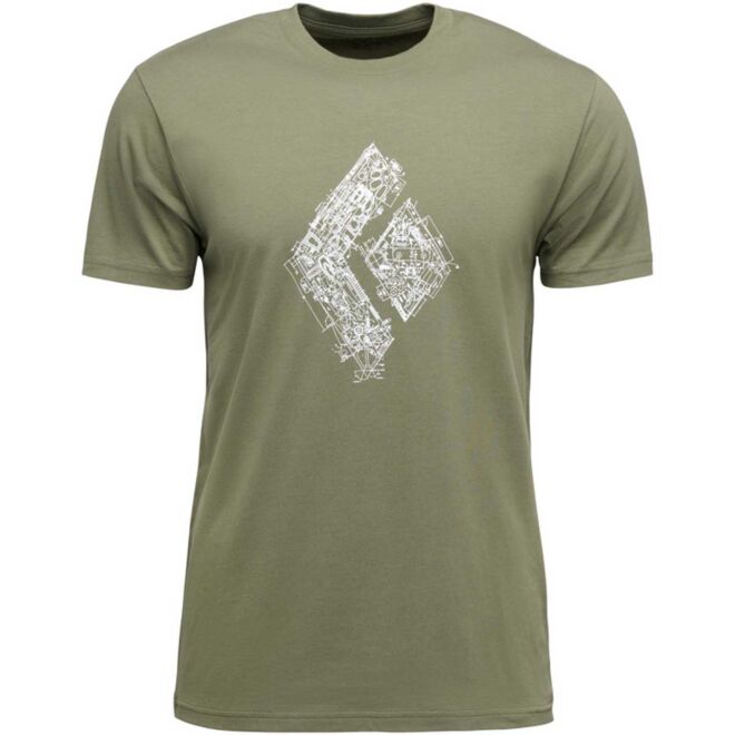 Black Diamond Engineered Diamond Herren T-Shirt