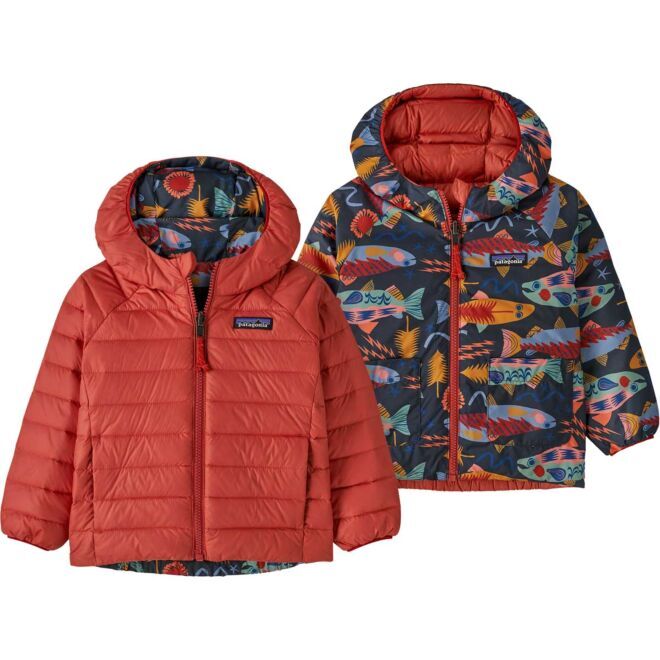 Patagonia Baby Reversible Down Sweater Hoody jacke kind