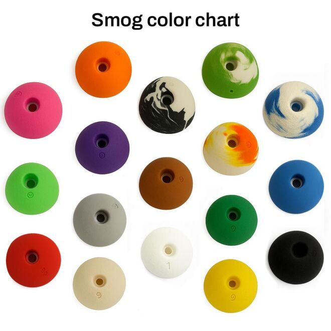 Smog pinches good 6 climbing holds