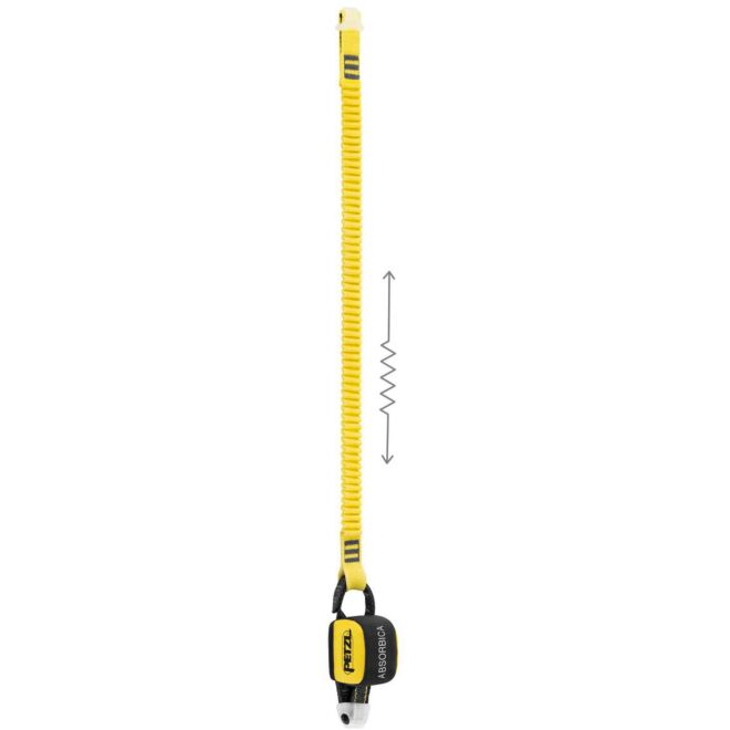 Petzl Absorbica-I 150 energy-absorbing lanyard with integrated energy absorber