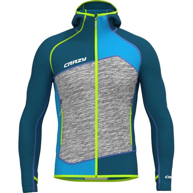 Crazy Pull Resolution Light technische Fleecejacke Herren