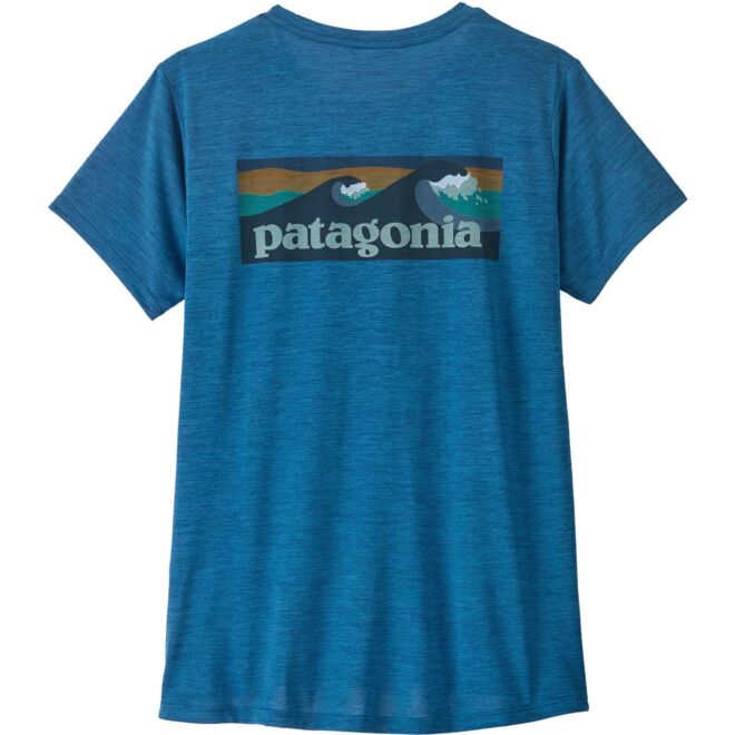 Patagonia W's Cap Cool Daily Shirt - Boardshort Logo Damen T-Shirt