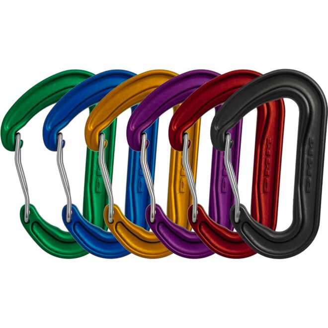 DMM Wisp Colour Pack 6 set Kletterkarabiner