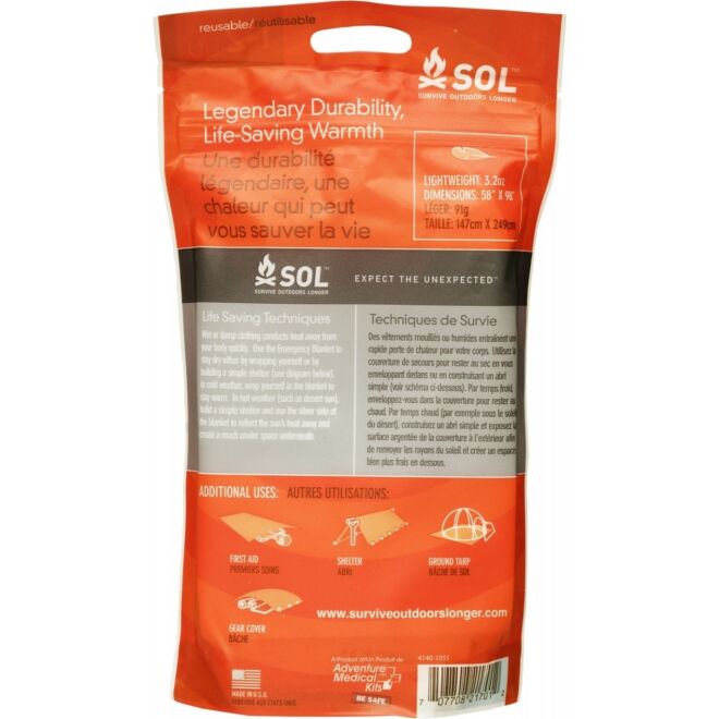 SOL Emergency Blanket Notfalldecke