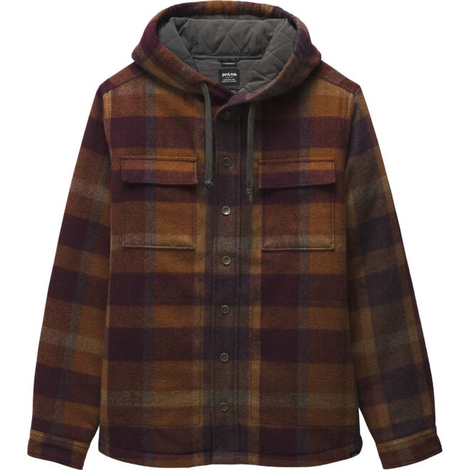 Prana Asgard Hooded Flannel Shirt Herren Langarmshirt