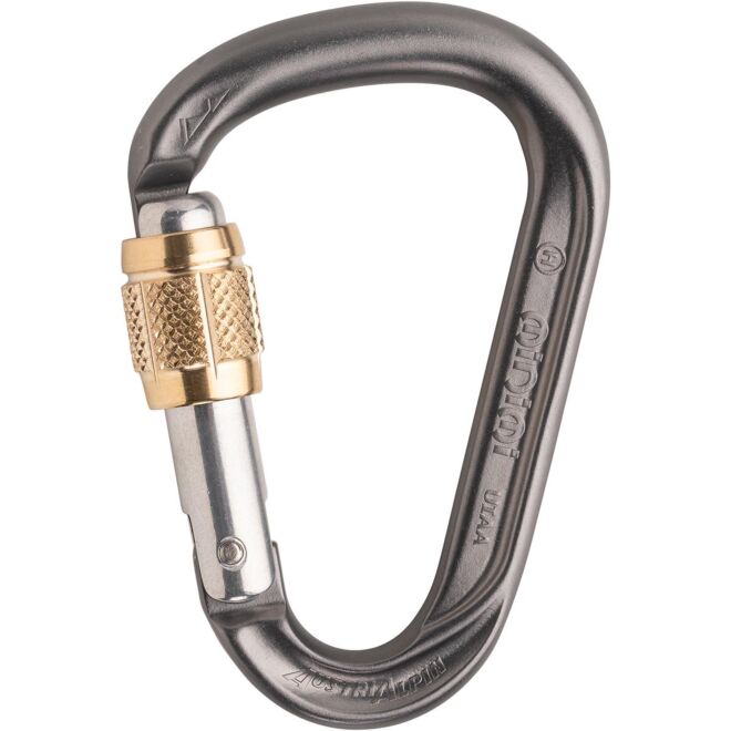 AustriAlpin HMS Mini.Mi karabiner mit messingverschluss