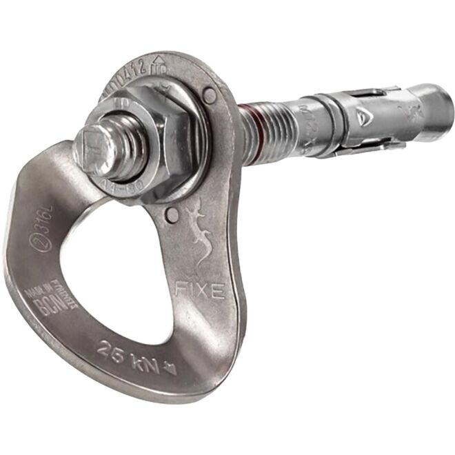 Fixe 316L Expansion Bolt Ø12x90 mm + Hanger pack Expansionsbolzen + Plakette