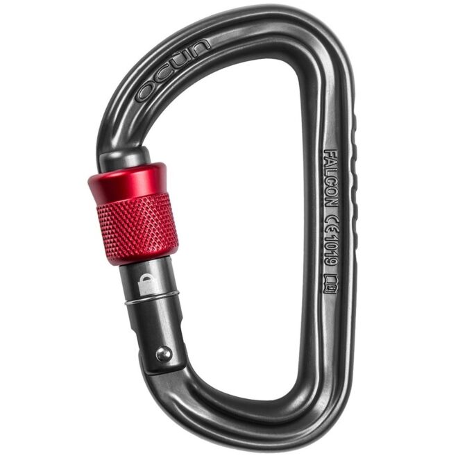 Ocun Falcon Screw karabiner mit Schraubverschluss klettern