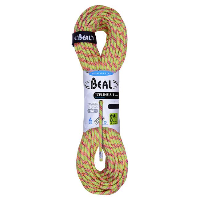 Beal Ice Line 8.1 mm Unicore Golden Dry Halbseil Klettern