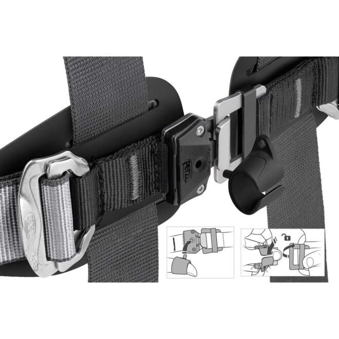 Petzl Swan Easyfit Stainless Ganzkörpergeschirr für Abenteuerparks