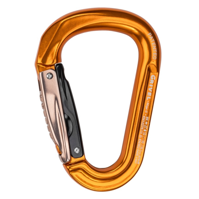 Grivel Mega K6G Twin Gate karabiner mit doppeltem hebel klettern
