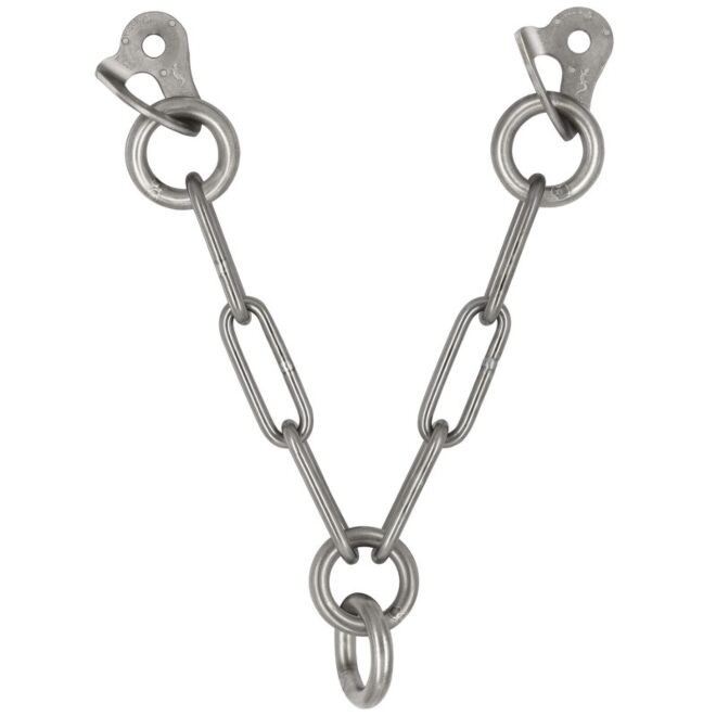 Fixe V-Belay Station 316L Edelstahl Gruppe Sosta inox