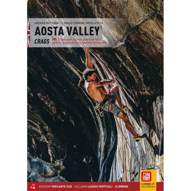 Versante Sud Aosta Valley Crags englische Version Kletterführer