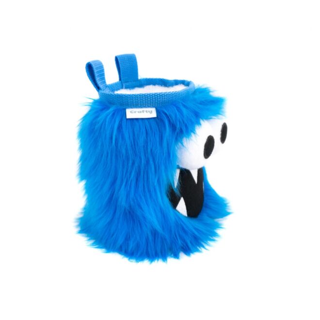 Crafty Climbing Blue Five Toothed Monster magnesitbeutel