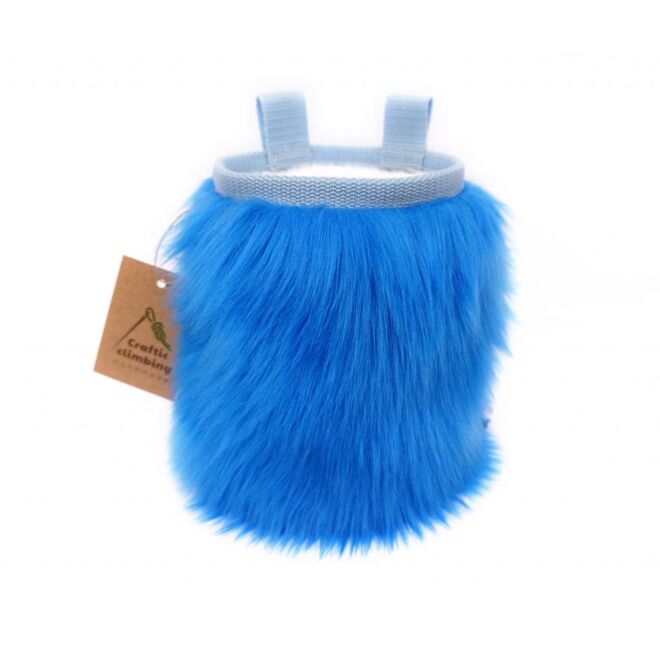 Crafty Climbing Blue Furry magnesitbeutel