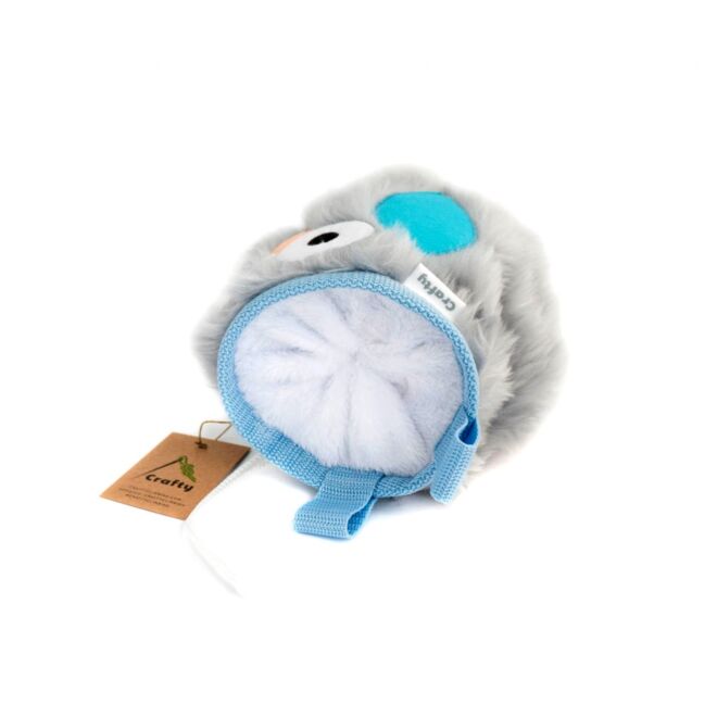 Crafty Climbing Forget-Me-Not Furry Owl magnesitbeutel
