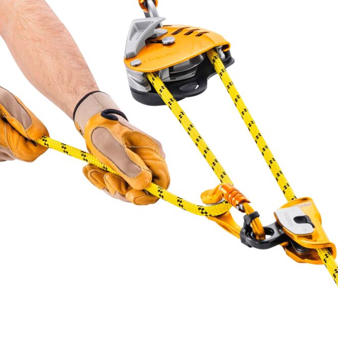 Petzl Maestro S abseilgerät mit blockierender rolle für rettung