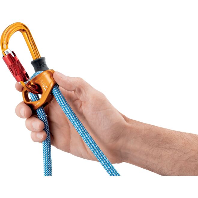 Petzl Dual Evolv Adjust Lanyard Blue adjustable double lanyard climbing