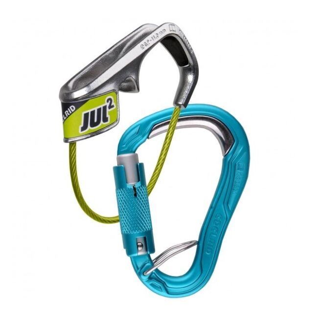 Edelrid Jul 2 Sicherungsset Bulletproof Triple Sicherungsgerät + Klettercarabiner