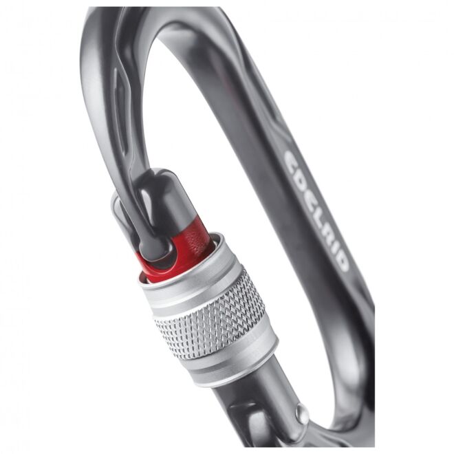 Edelrid Kiwi Screw karabiner mit Schraubverschluss klettern