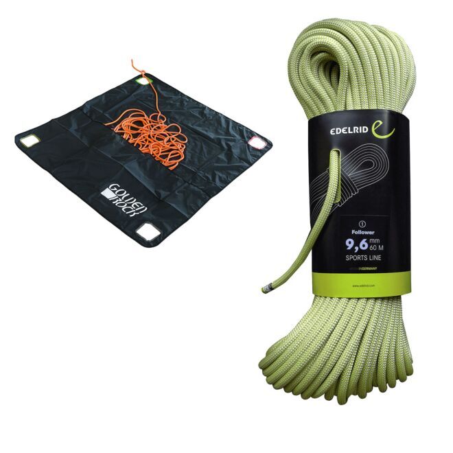 Oliunìd Kit Follower 9.6 mm + Golden Rock Rope Tarp Seiltrageplane
