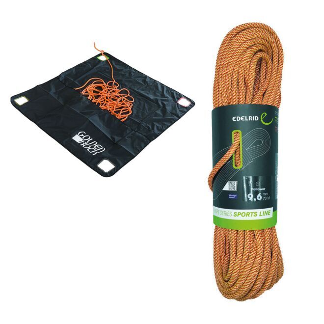 Oliunìd Kit Follower 9.6 mm + Golden Rock Rope Tarp Seiltrageplane