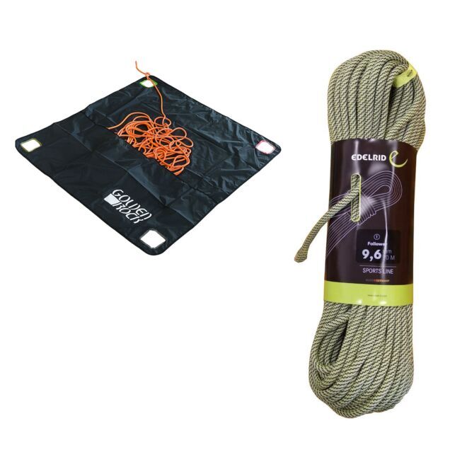 Oliunìd Kit Follower 9.6 mm + Golden Rock Rope Tarp Seiltrageplane
