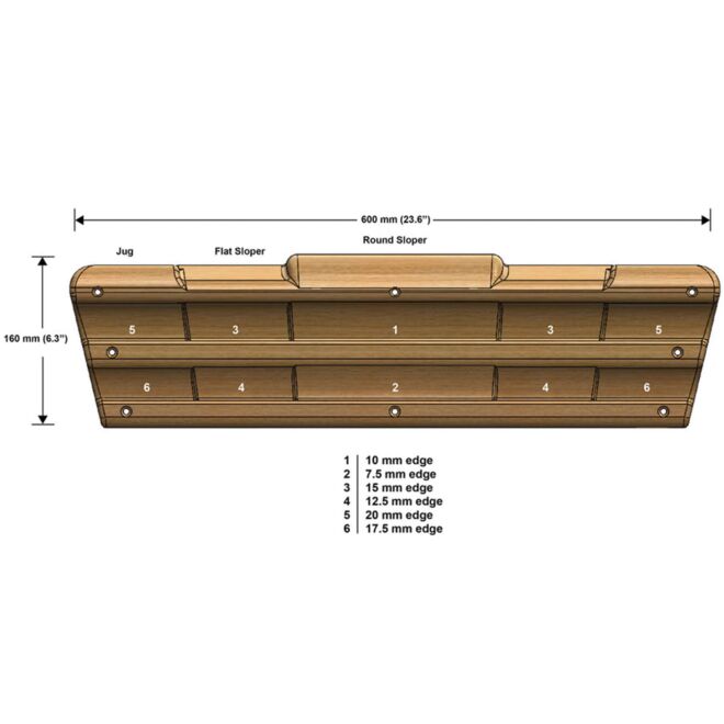 Metolius Climbers Edge Board Trainingsbalken