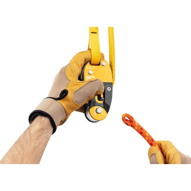 Petzl Eject false Gabel Arbeit an Bäumen