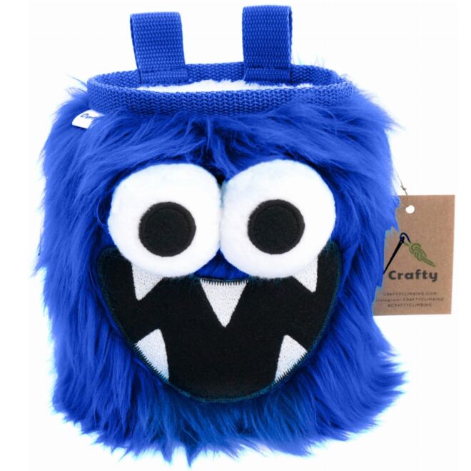 Crafty Climbing Dark Blue Five Toothed Monster magnesitbeutel